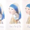 GIFT CARDS FESTIVE PRICE set of 5 prints double pearl cards A5 - Afbeelding 7